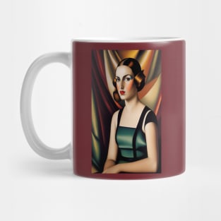 Vintage Portrait of a Girl - Modern Art Mug